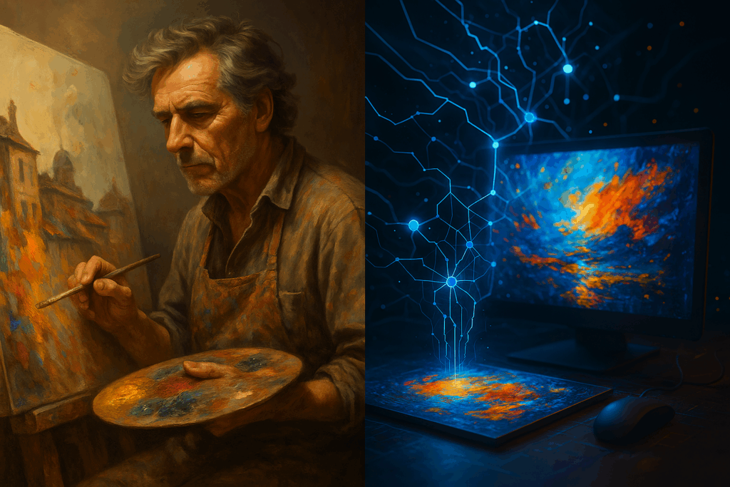 Mensch vs. Maschine – Wer ist kreativ?