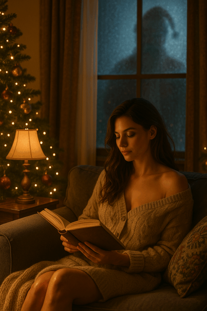 Gemütliches Wohnzimmer mit unterschwelliger Bedrohung