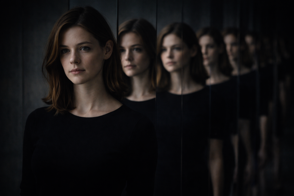 Autorin als Symbol für kollaborativen Schreibprozess mit KI